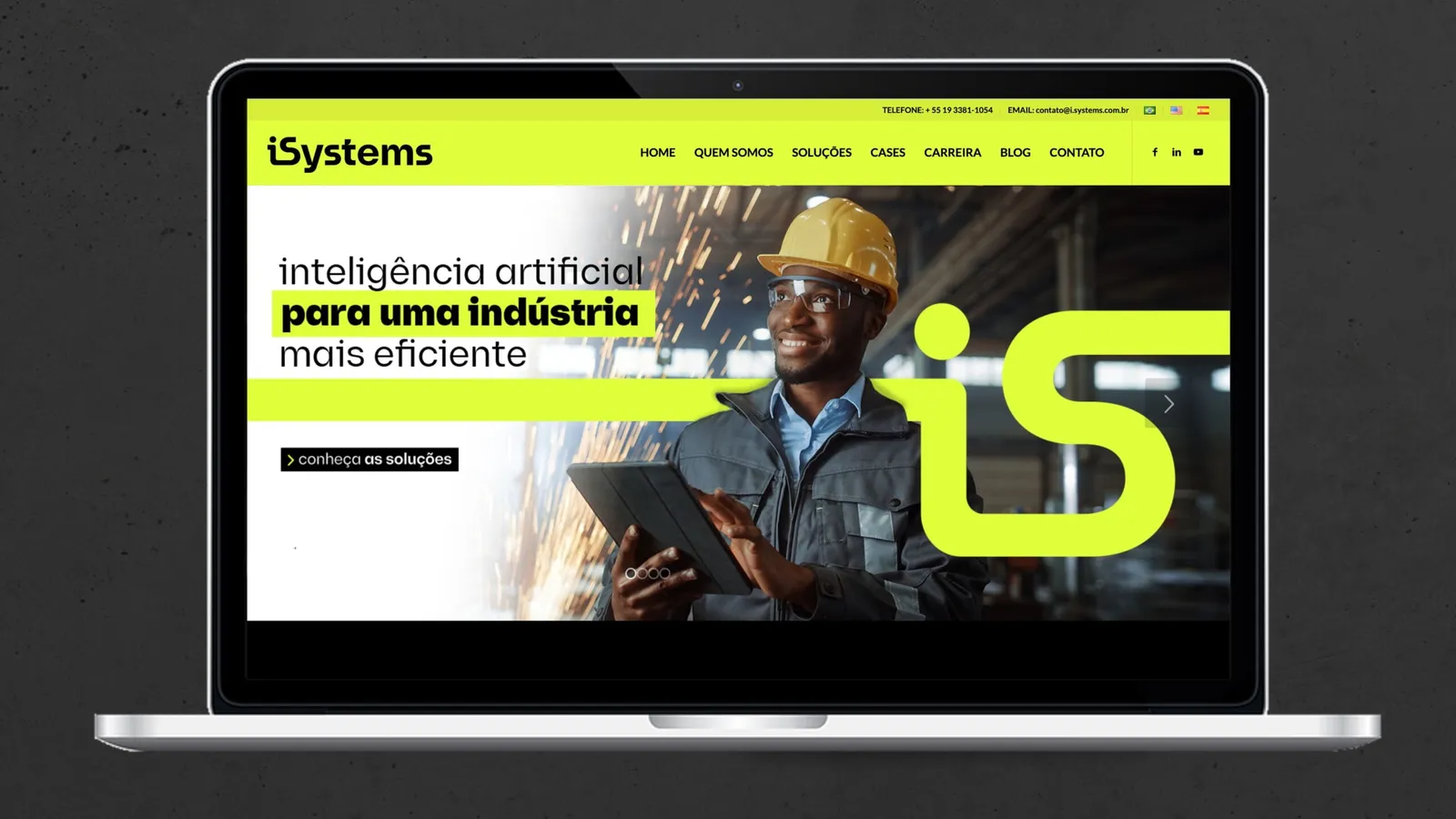 Capa do case iSystems